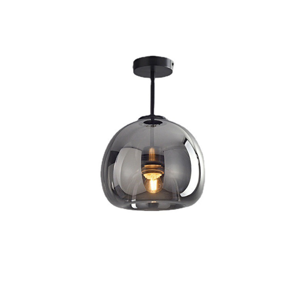 Retro Copper Glass Modern Ceiling Lights NALANI