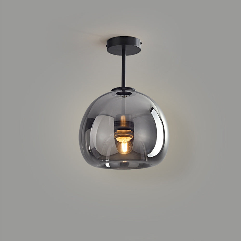 Retro Copper Glass Modern Ceiling Lights NALANI