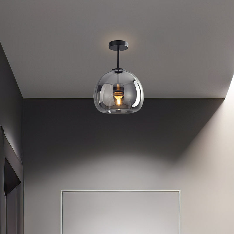 Retro Copper Glass Modern Ceiling Lights NALANI
