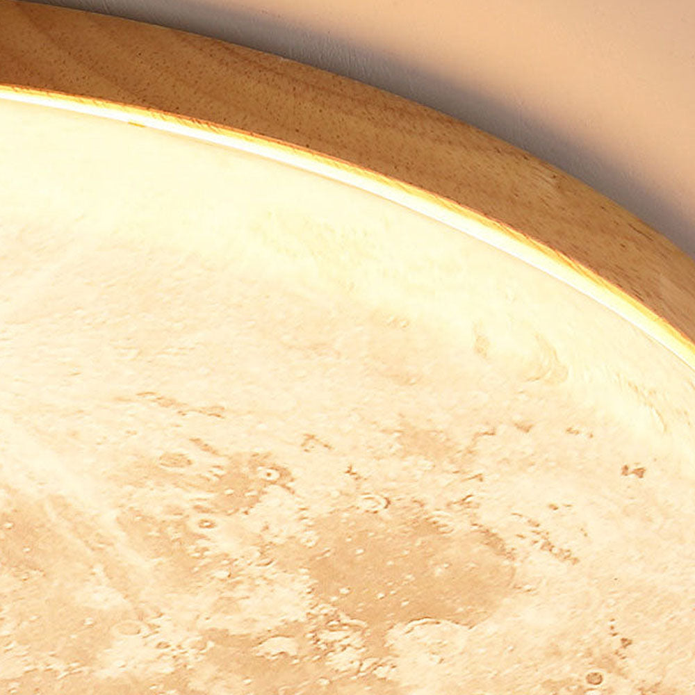 Simple Minimalist Moon Round LED Ceiling Light for Modern Homes NALANI