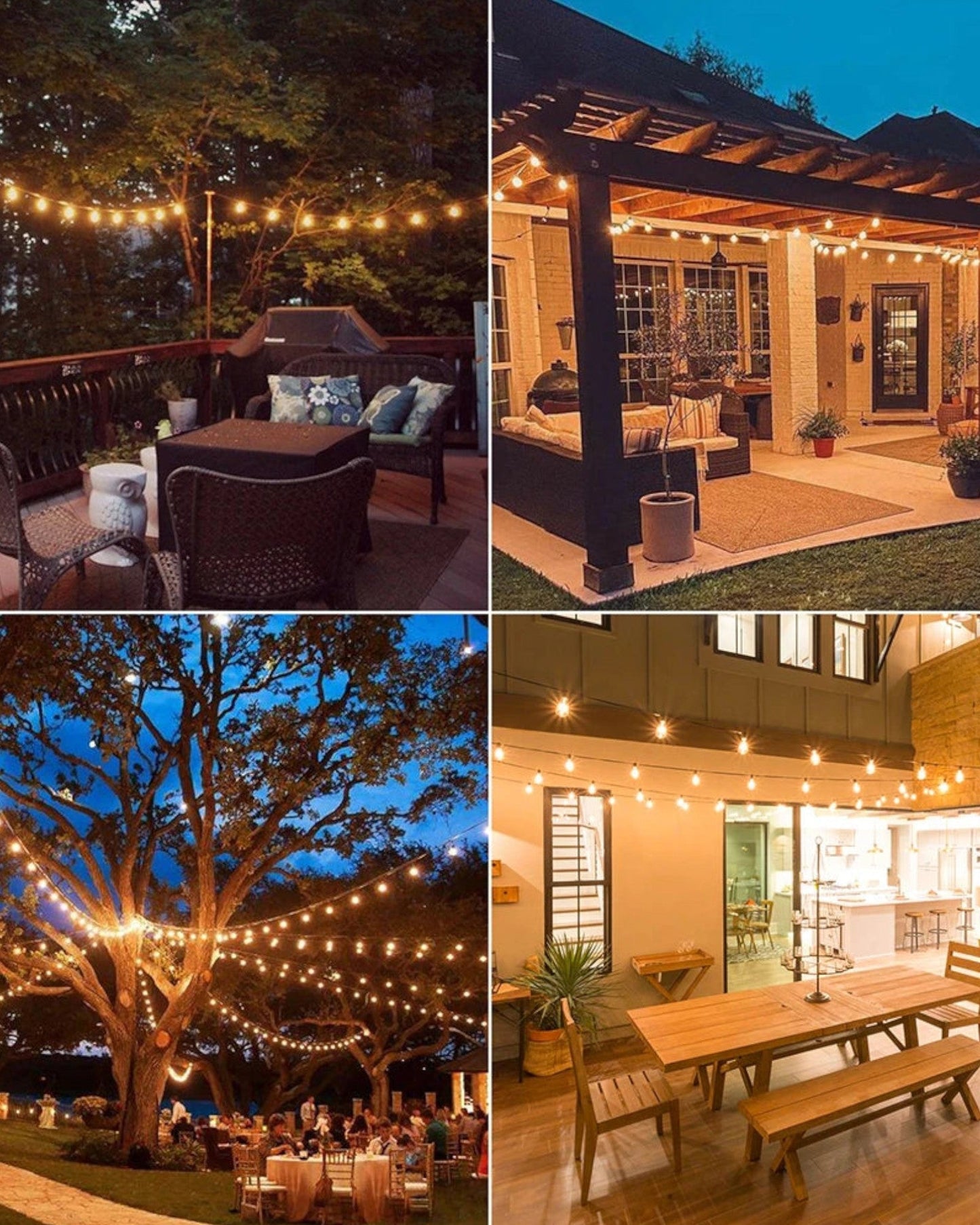 Waterproof LED fairy lights for garden and veranda 150m NALANI