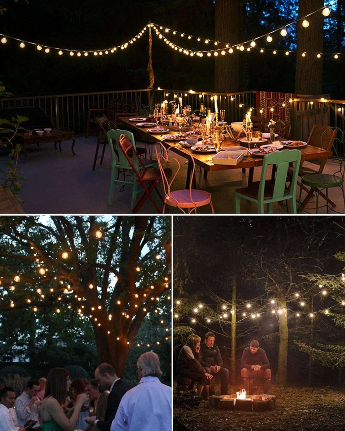 Waterproof LED fairy lights for garden and veranda 150m NALANI