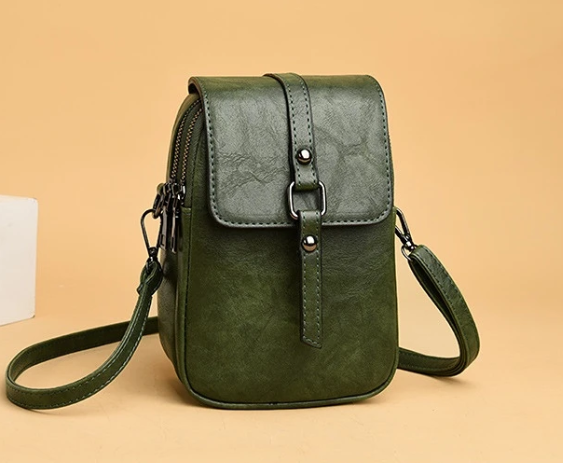 Vintage Multi Functional Soft Vegan Leather Shoulder Bag NALANI