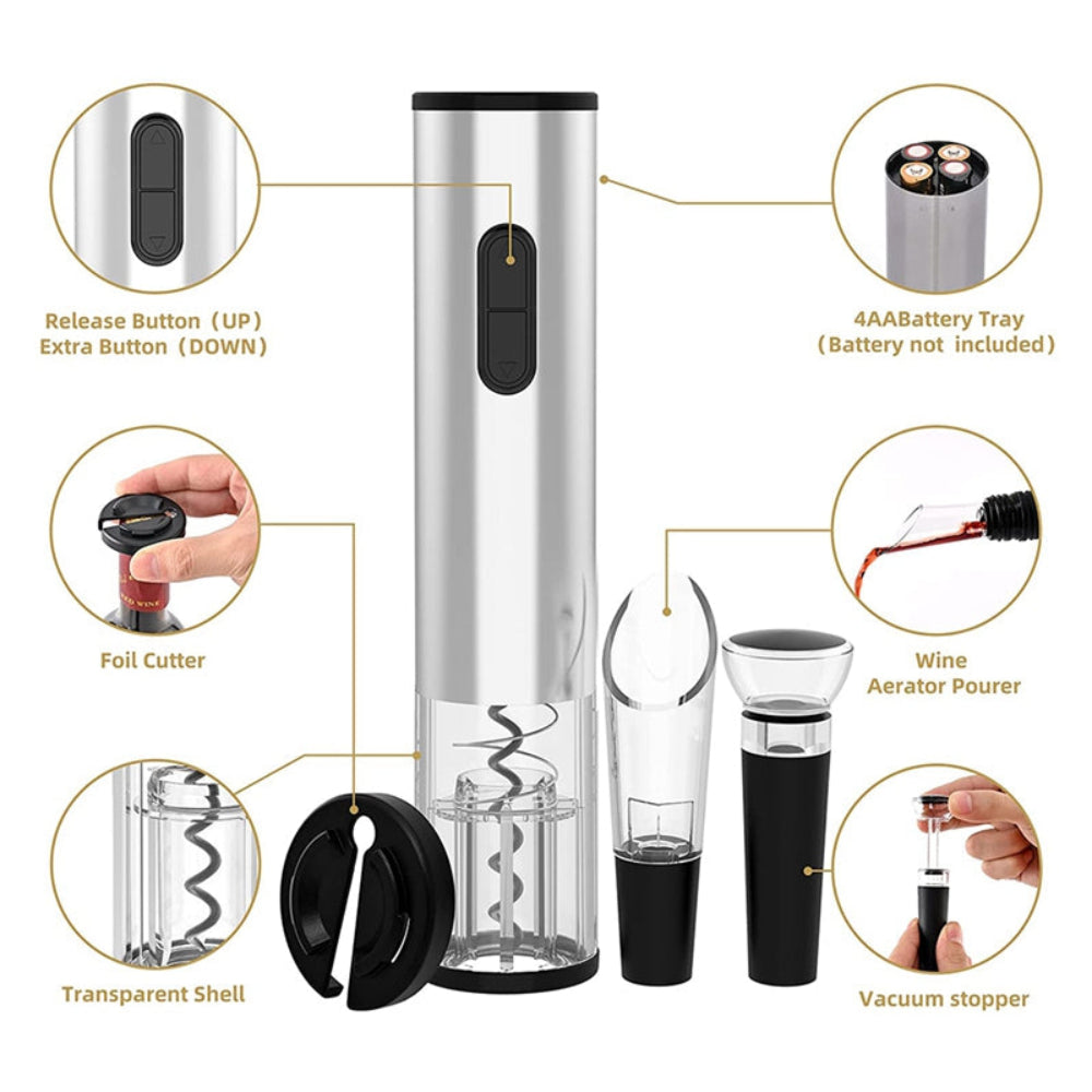 Effortless Electric Wine Opener With LED Illumination NALANI