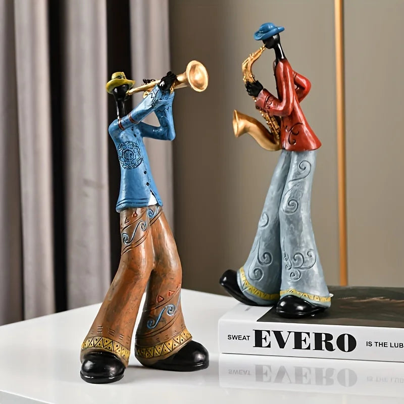 Creative American Band Decoration Musical Instrument Model Sculpture NaLani