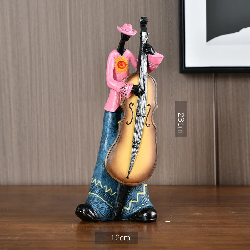 Creative American Band Decoration Musical Instrument Model Sculpture Guitar NaLani