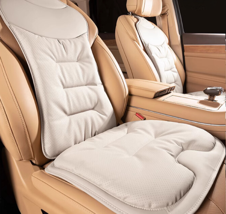 Car Back Support Cushion For Lower Back Pain Beige NALANI