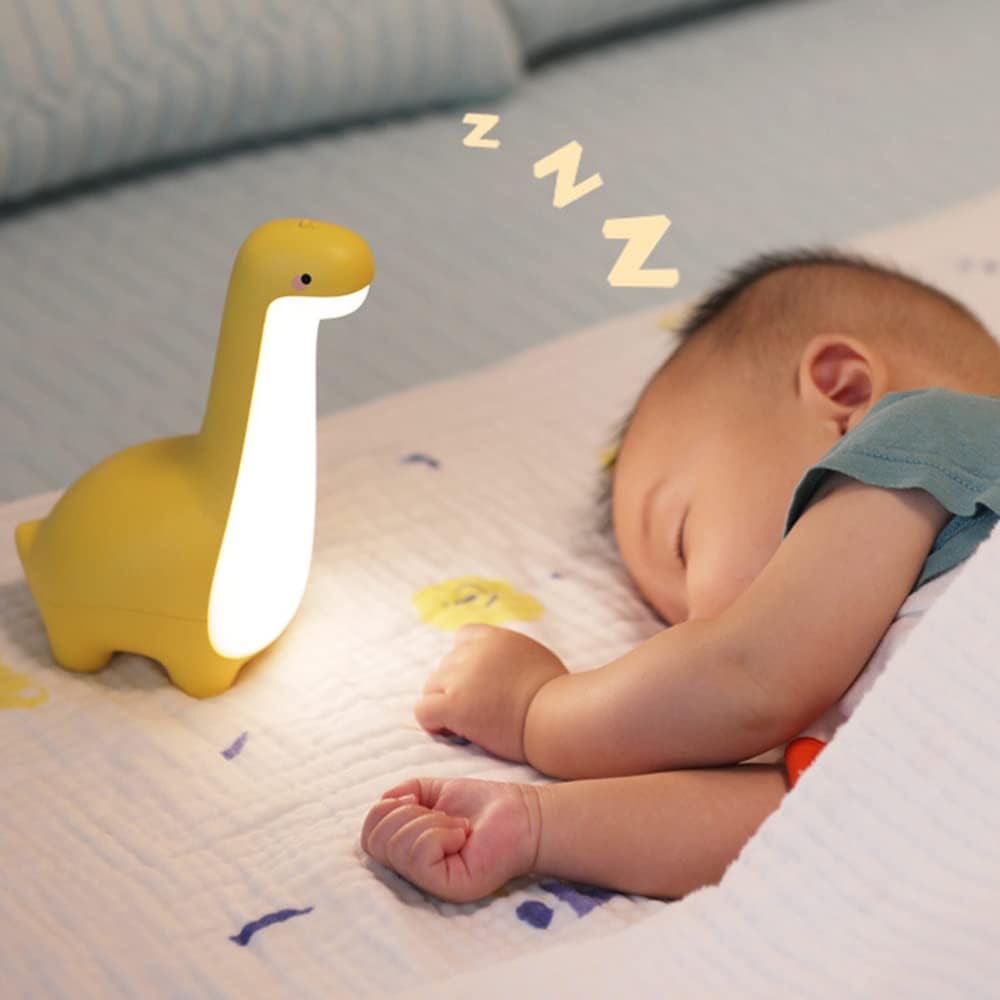Soft Silicone Dinosaur Night Light For Kids Gentle Glow NALANI