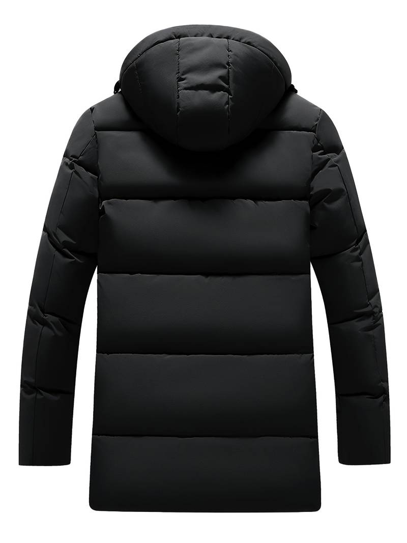 Fedar | Long Quilted Winter Jacket With Graphene Lining Hooded