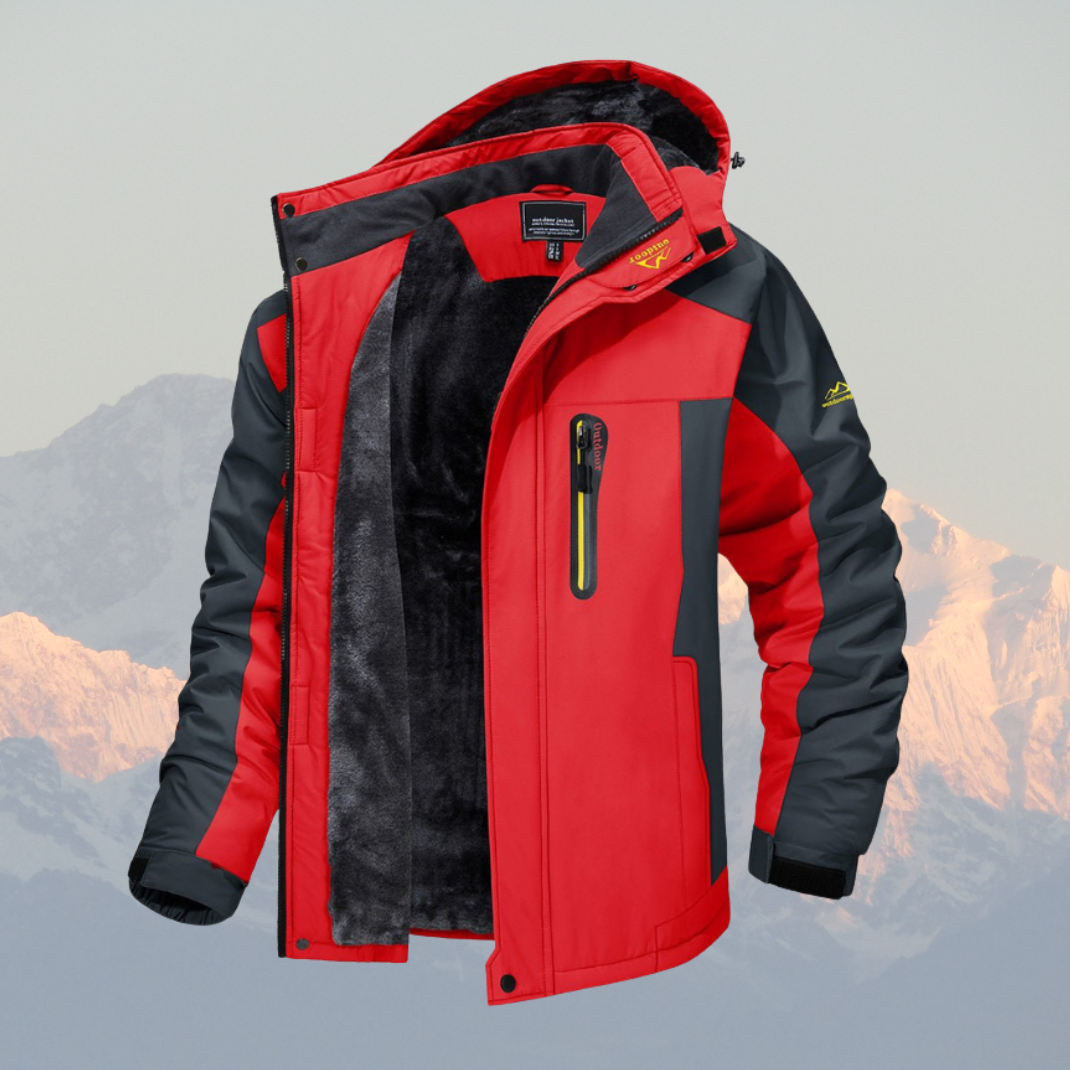 Men Outdoor Fedar | Winter Jacket Waterproof Windproof Fleece Hood
