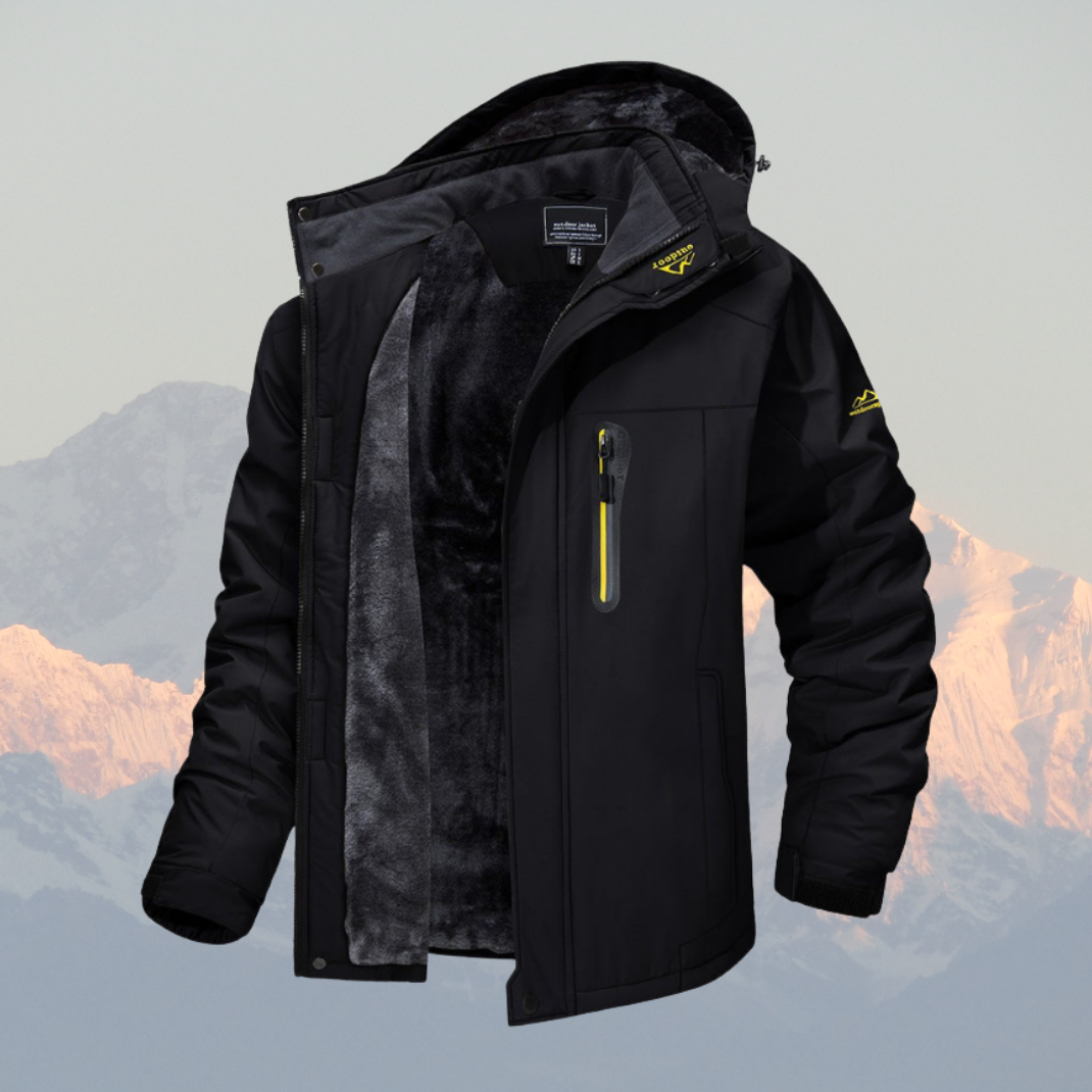 Men Outdoor Fedar | Winter Jacket Waterproof Windproof Fleece Hood