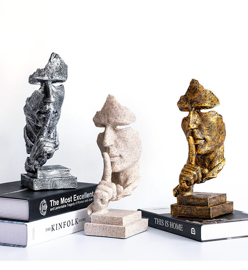 ArtCreativ | Face Statue - Abstract Resin Sculpture for Home Decor NALANI