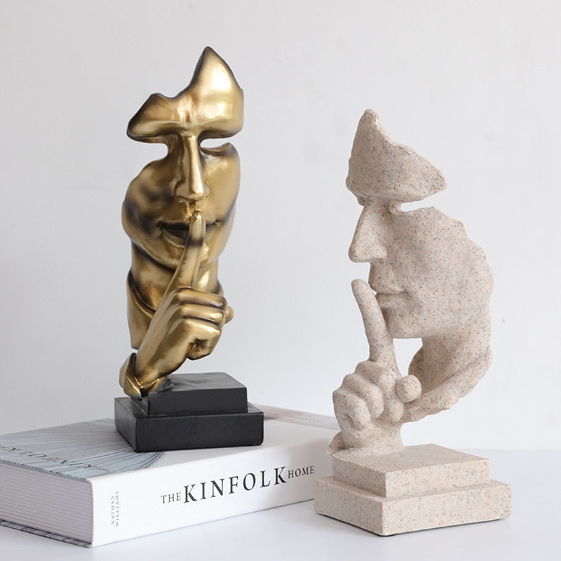 ArtCreativ | Face Statue - Abstract Resin Sculpture for Home Decor NALANI