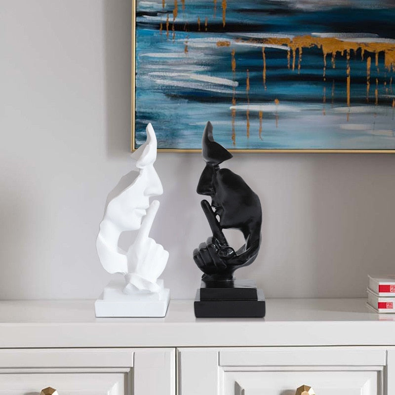 ArtCreativ | Face Statue - Abstract Resin Sculpture for Home Decor NALANI