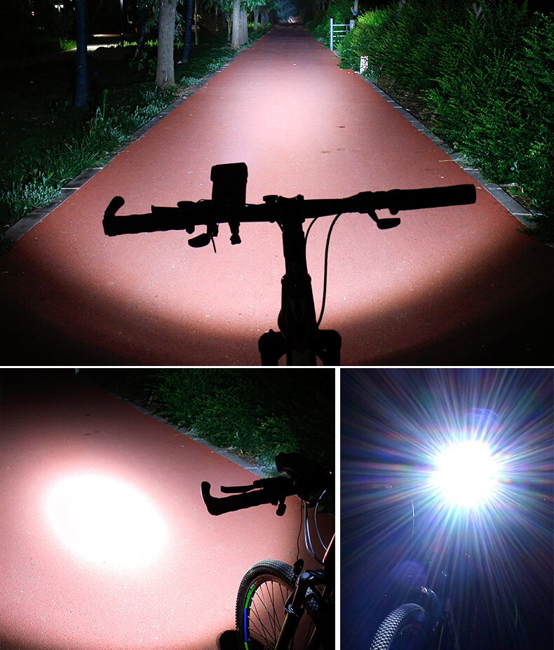 Bicycle 4 In 1 Phone Holder Power Bank Light Horn Gadget NALANI