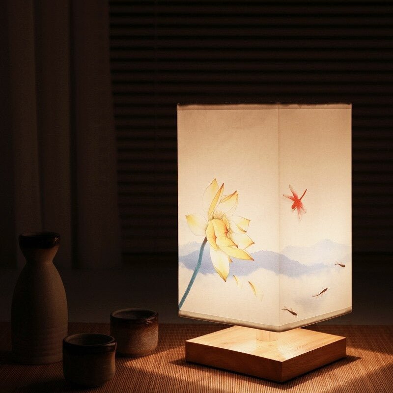 Japanese Scandinavian Table Lamp Minimalist Design 12x27cm-Lighting-NaLani