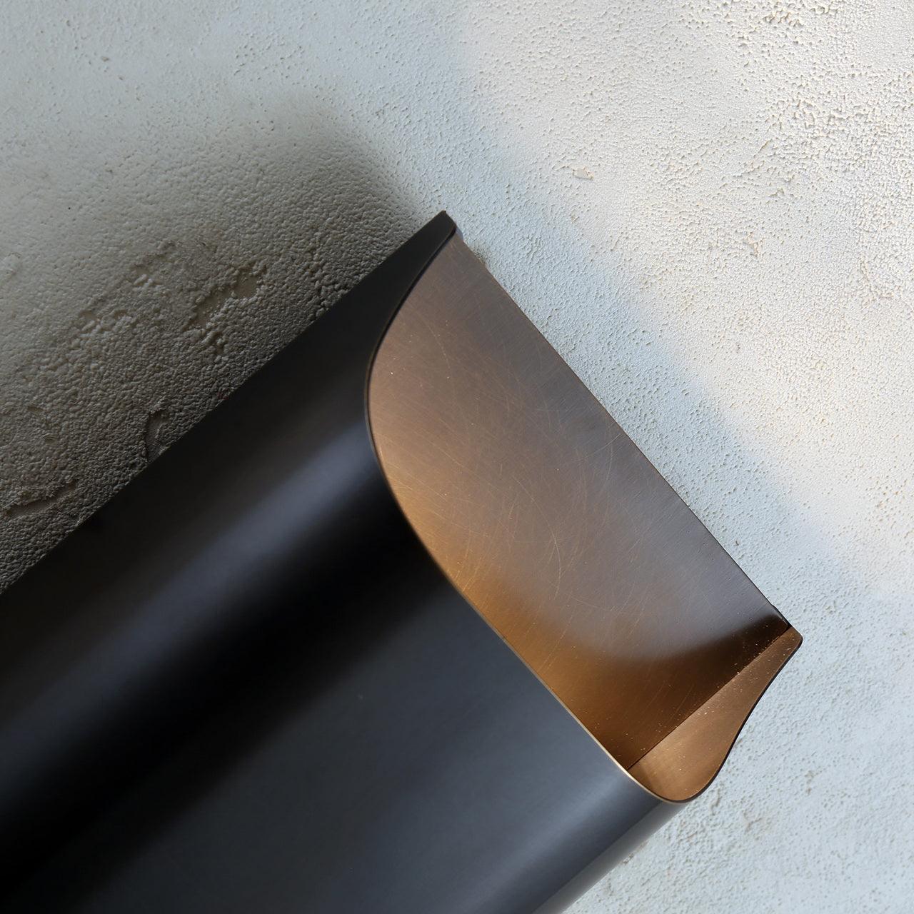 Brass Wall Lamp With Vintage Finish And Oil Coating NALANI