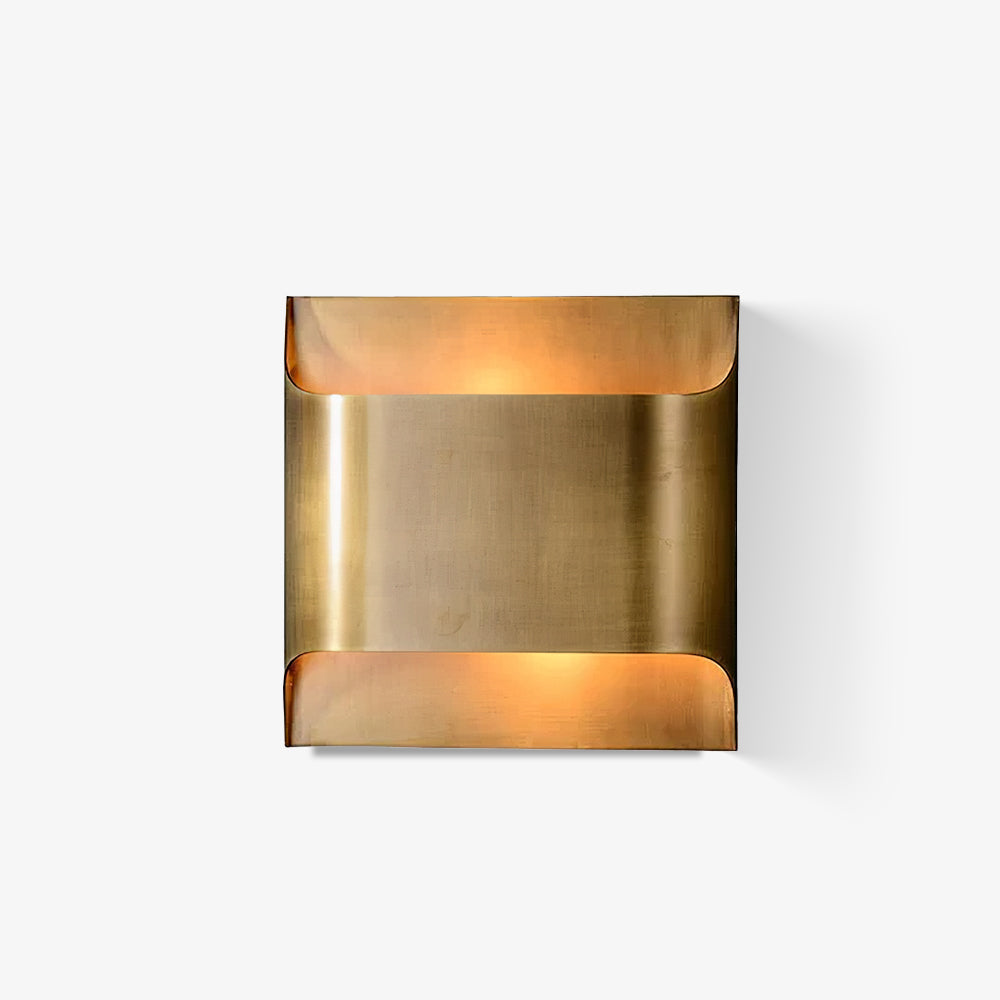 Brass Wall Lamp With Vintage Finish And Oil Coating NALANI