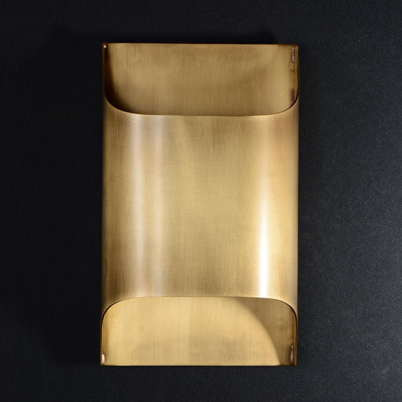 Brass Wall Lamp With Vintage Finish And Oil Coating NALANI