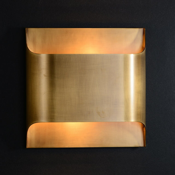 Brass Wall Lamp With Vintage Finish And Oil Coating NALANI