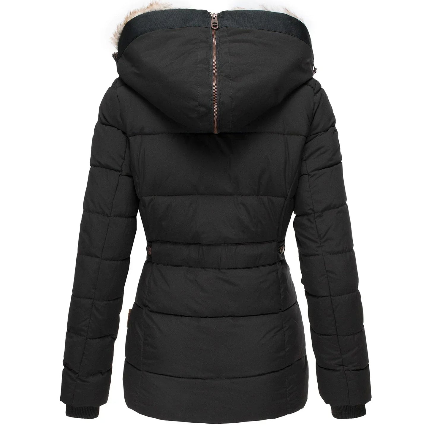 Liana | Women’s Down Puffer Winter Jacket with Faux Fur Hood – Warm, Waterproof & Insulated Winter Coat
