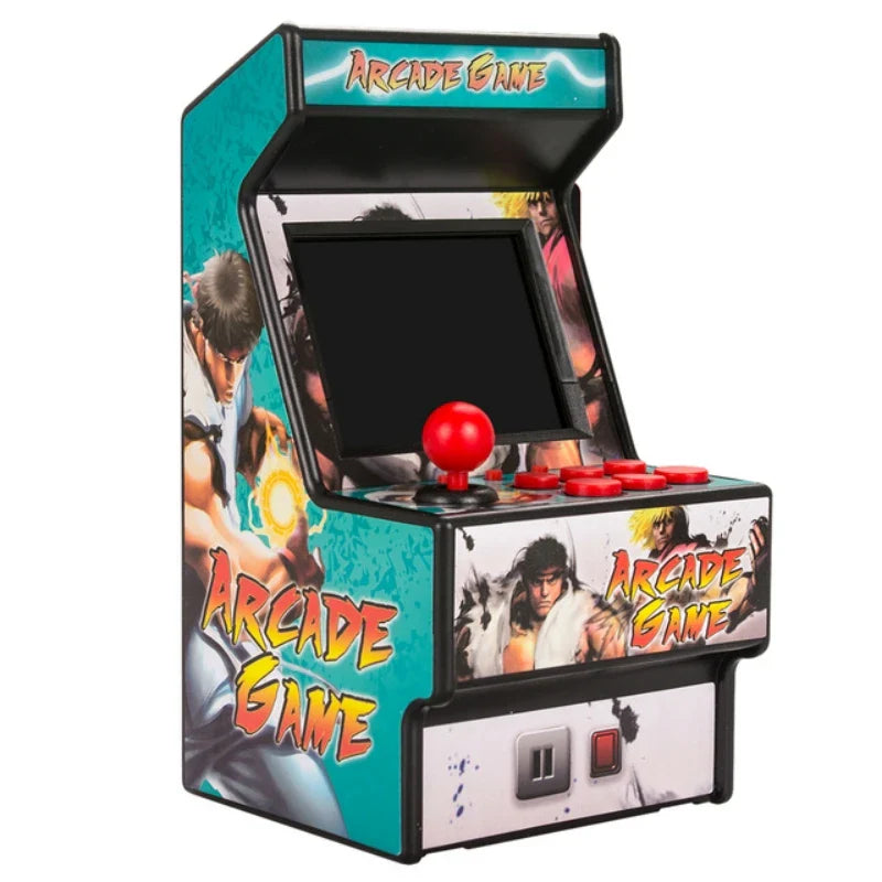 16 Bit Mini Handheld Arcade Console With 150 Games 2.8 Inch Blue NALANI