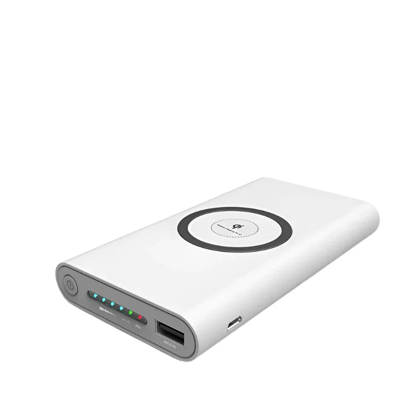 20000mAh Wireless Power Bank Type C Fast Charger Portable White NALANI