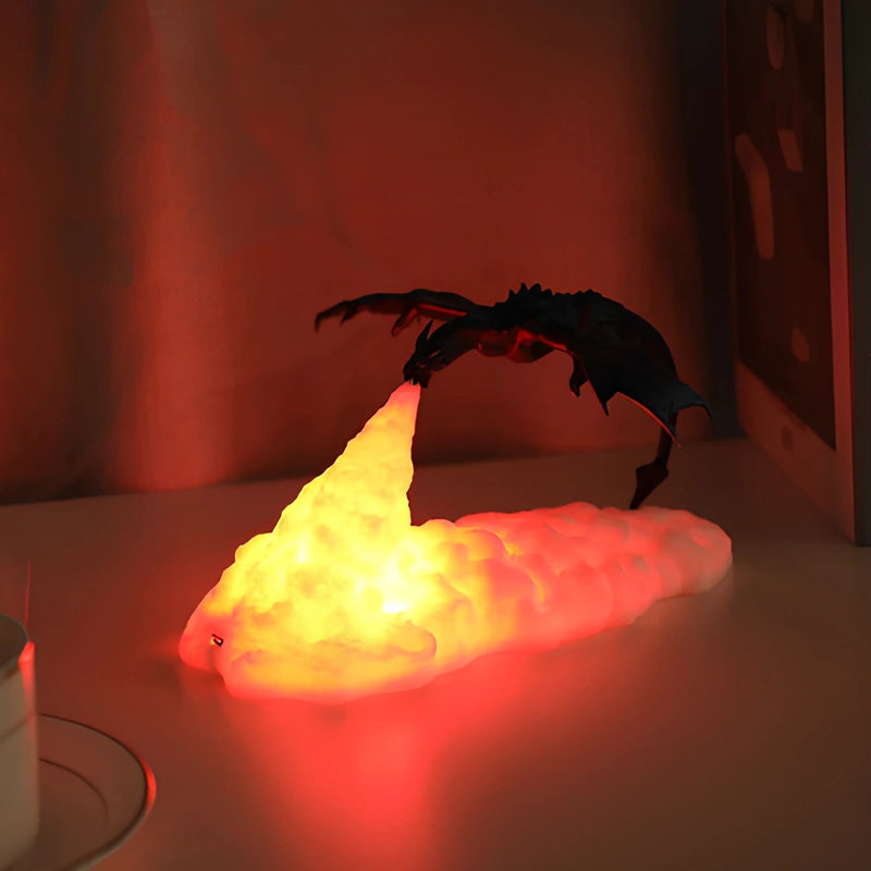 3D-Printed Dragon Nightlight for Fantasy Home Decor Default NaLani