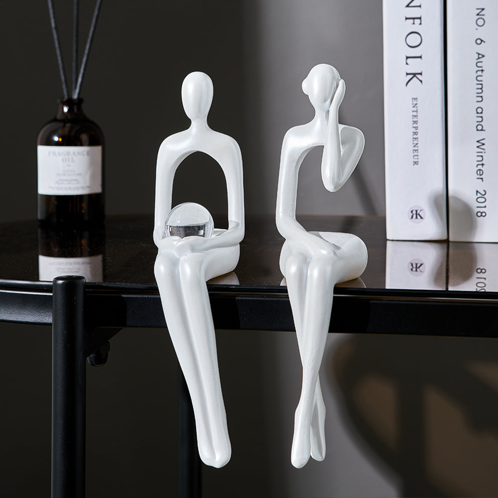 Abstract Book Shelf Decor Figures for Unique Home Accent NaLani