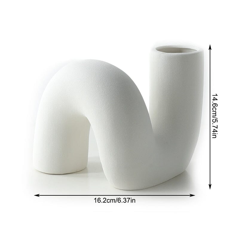 Abstract Ceramic Vase for Bohemian Farmhouse Home Decor NaLani