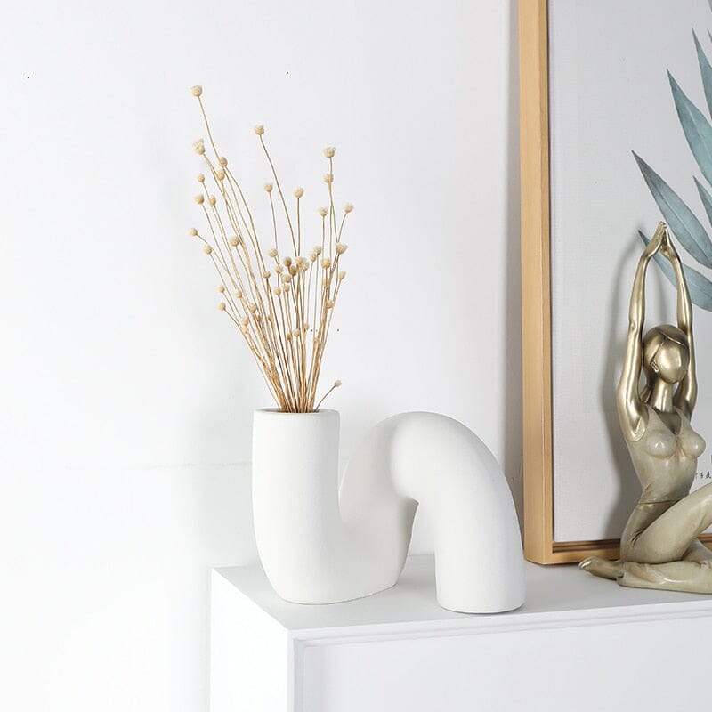 Abstract Ceramic Vase for Bohemian Farmhouse Home Decor NaLani