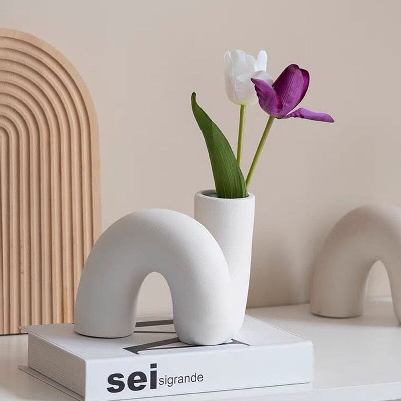 Abstract Ceramic Vase for Bohemian Farmhouse Home Decor NaLani