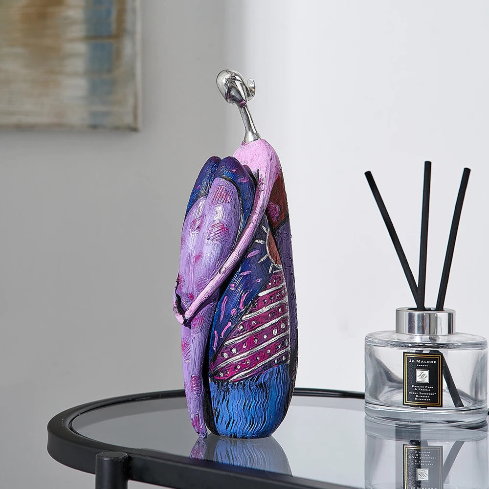 Abstract Cultural Female Sculpture Unique Decorative Art Piece NaLani