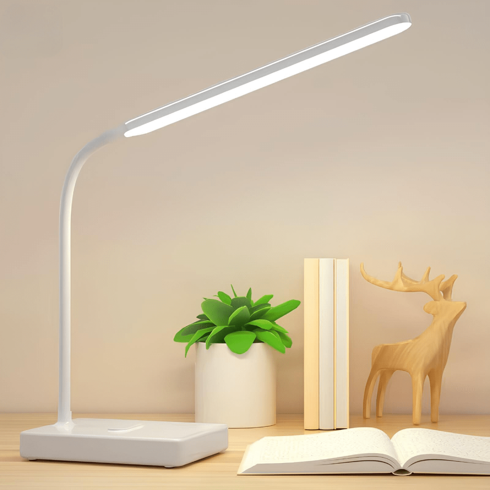 Adjustable LED Desk Lamp With USB Charging Gooseneck NALANI
