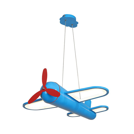 Airplane Shaped Acrylic Kids Chandelier Led Pendant Light NALANI