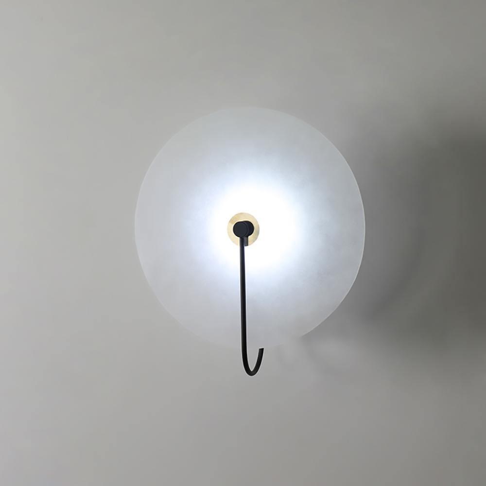 Alabaster LED Wall Sconce With Warm Ambient Glow Lighting NALANI