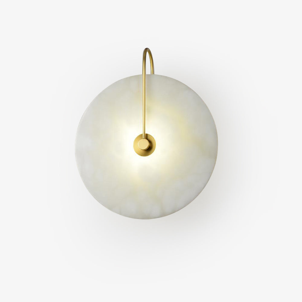 Alabaster LED Wall Sconce With Warm Ambient Glow Lighting NALANI
