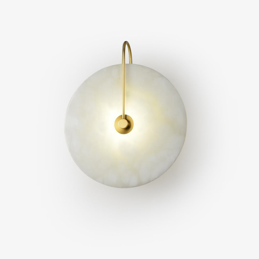 Alabaster LED Wall Sconce With Warm Ambient Glow Lighting NALANI