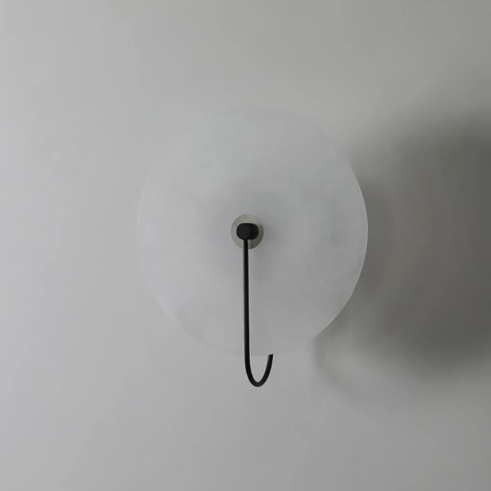 Alabaster LED Wall Sconce With Warm Ambient Glow Lighting NALANI