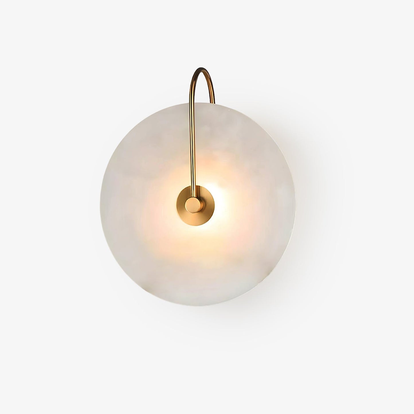 Alabaster LED Wall Sconce With Warm Ambient Glow Lighting NALANI