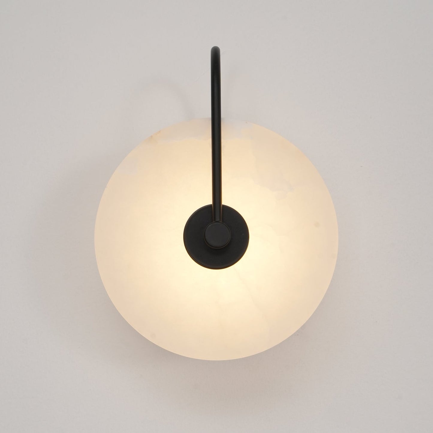 Alabaster LED Wall Sconce With Warm Ambient Glow Lighting NALANI
