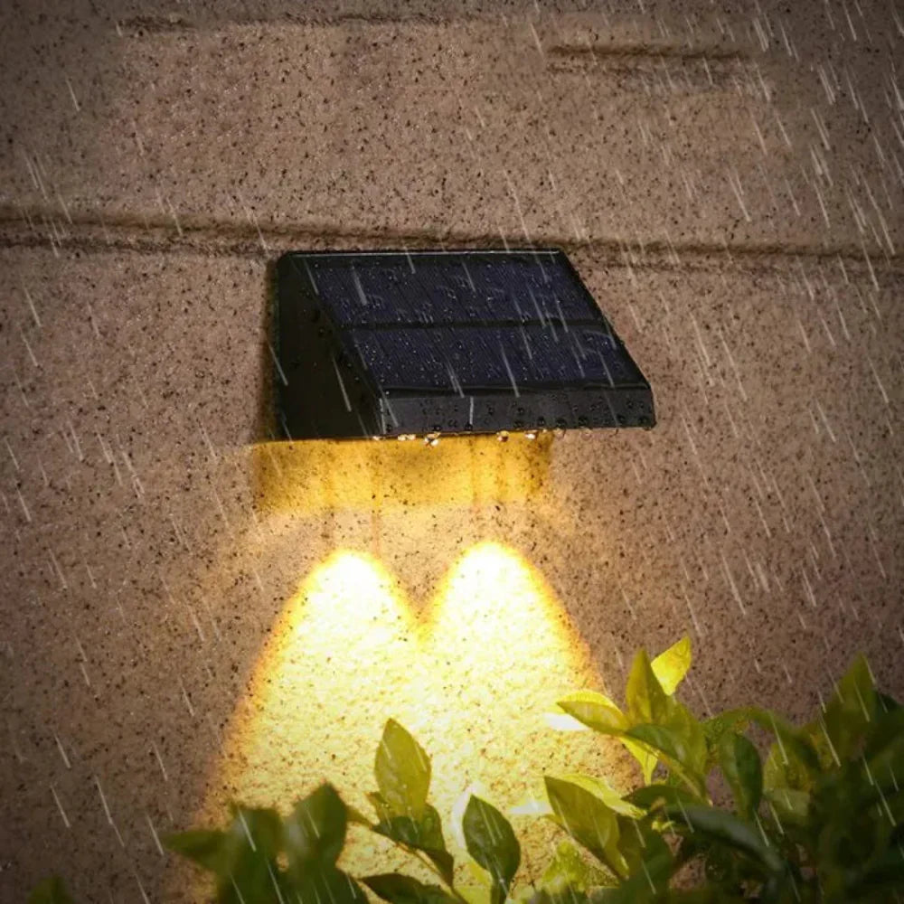 All-Weather Solar LED Wall Light for Outdoor Spaces NaLani