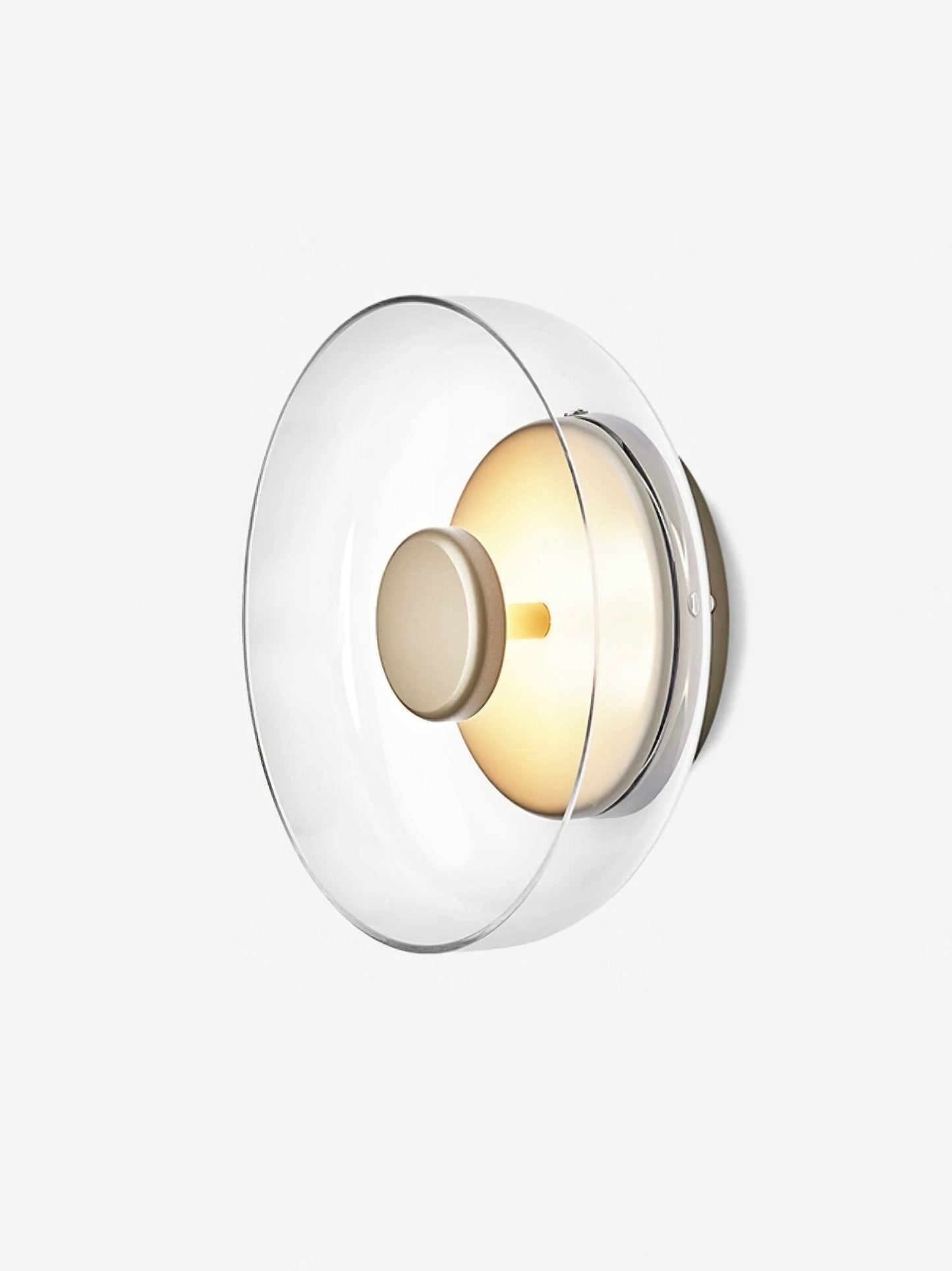 Ambient LED Wall Light With Glass And Brass Screen NALANI