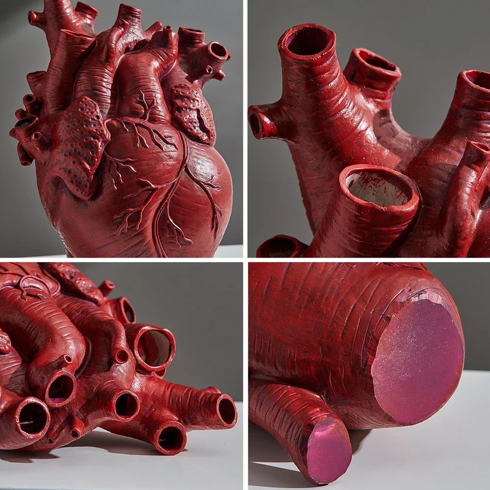 Anatomical Heart Shaped Vase for Fresh or Dried Flowers NALANI