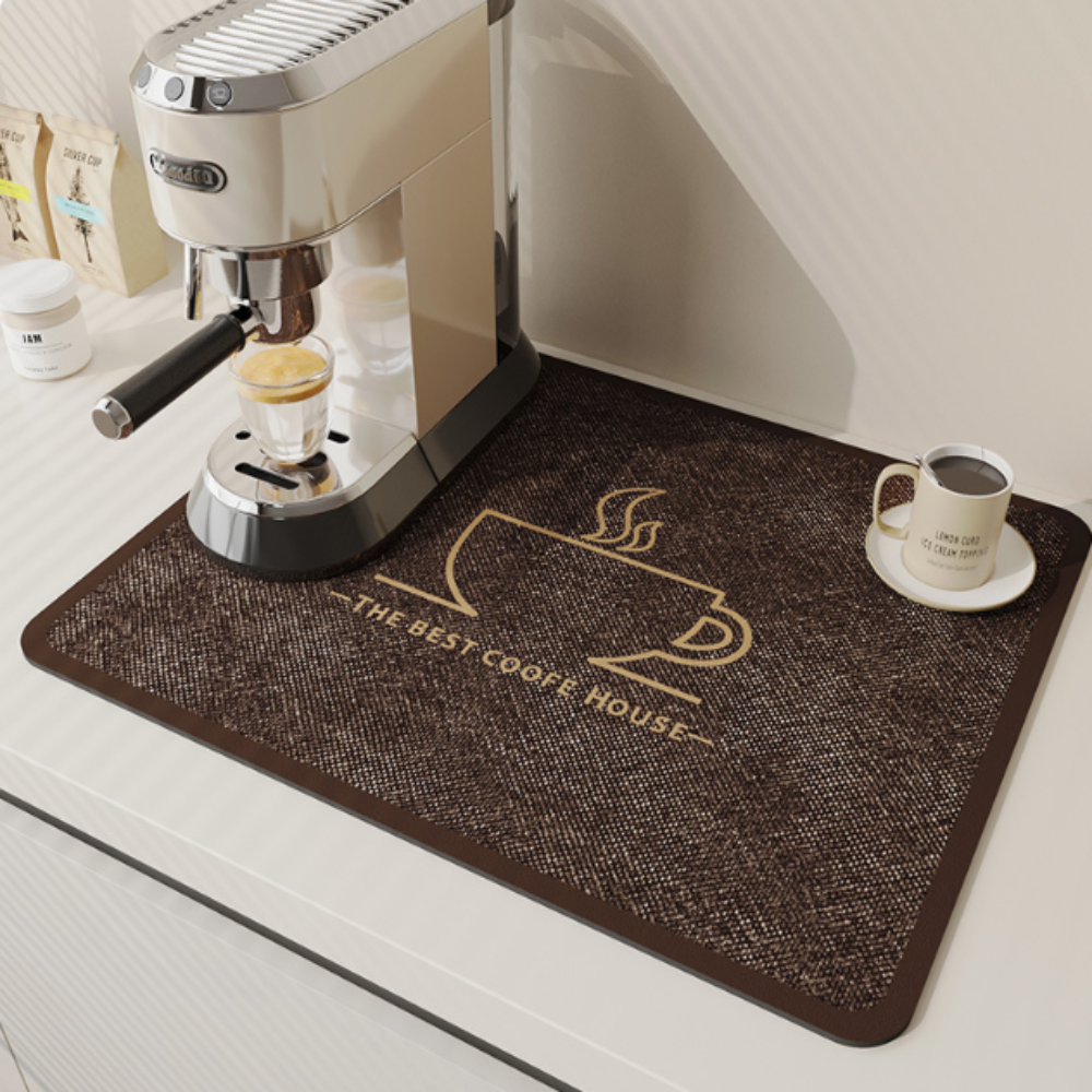 AquaMat - Fast Drying Antislip Kitchen Mat Best coffee NALANI