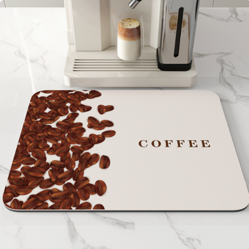 AquaMat - Fast Drying Antislip Kitchen Mat coffee bean NALANI