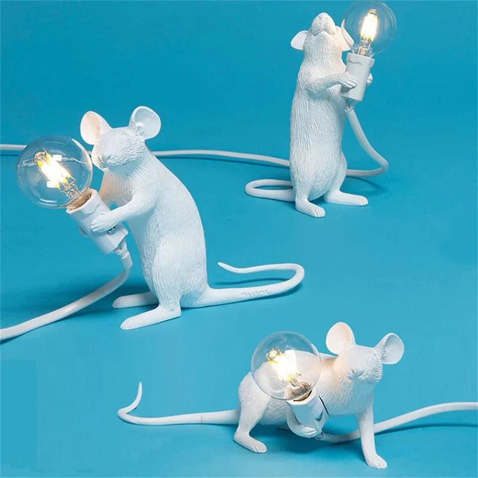 Art Deco Mouse Table Lamp for Stylish Home Lighting Decor NaLani