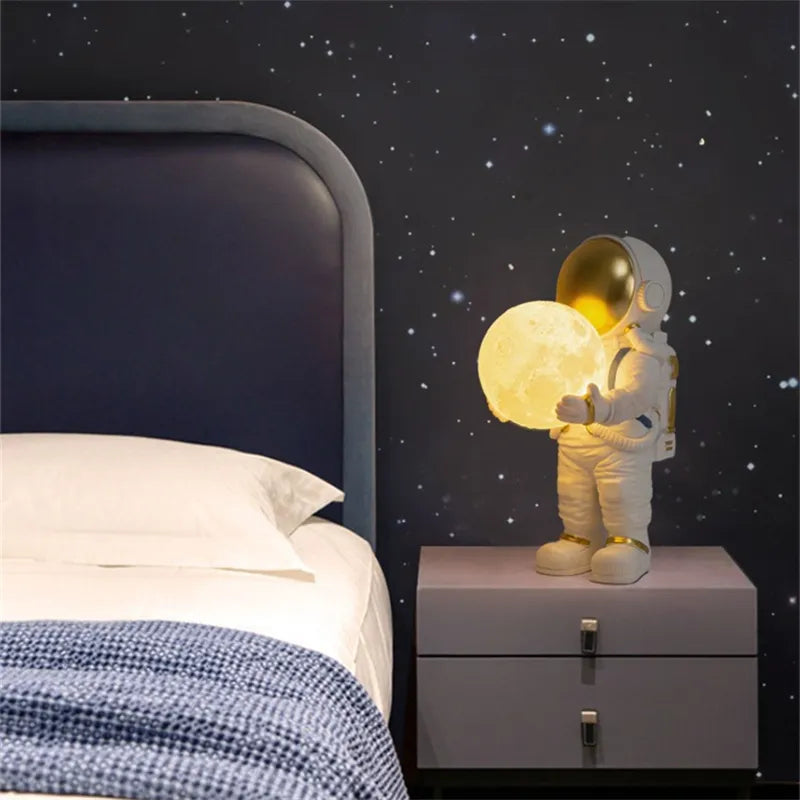 Astronaut LED Table Lamp for Kids Bedroom and Living Room Lighting NaLani
