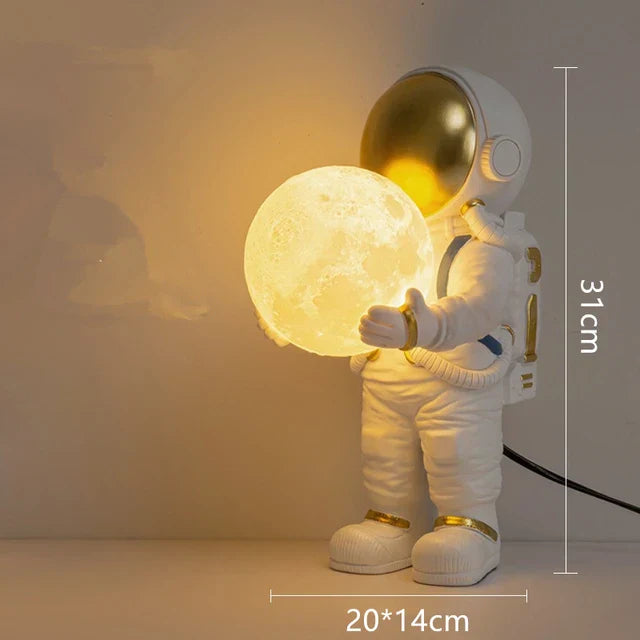 Astronaut LED Table Lamp for Kids Bedroom and Living Room Lighting NaLani