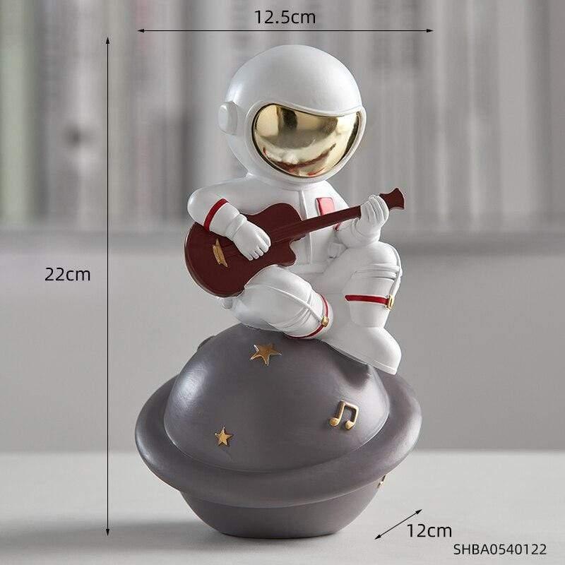Astronaut Music Instrument Decor Sculpture for Home and Office Guitar - Large NaLani